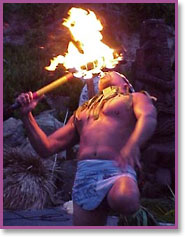 Polynesian Fire eater